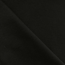 Ткань Кашкорсе, 420гм/2, 110см, цвет Черный (на отрез) в Казани