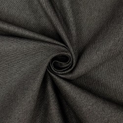 Ткань Рогожка (мебельная) (Ширина 140см), цвет Тёмно-Серый (на отрез) в Казани
