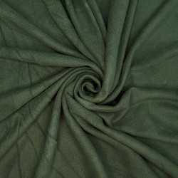 Ткань Флис Односторонний 130 гр/м2 (Ширина 150см), цвет Темный хаки (на отрез) в Казани