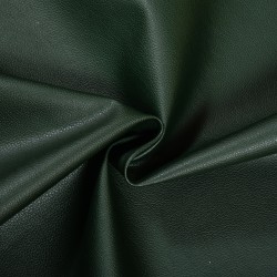 Эко кожа (Искусственная кожа) (Ширина 138см, цвет Темно-Зеленый (на отрез) в Казани