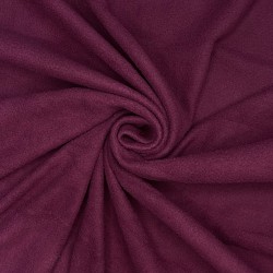Ткань Флис Односторонний 130 гр/м2 (Ширина 150см), цвет Бордовый (на отрез) в Казани