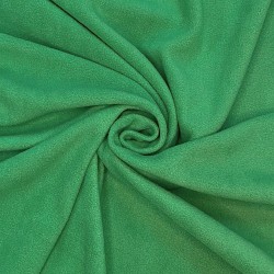 Ткань Флис Односторонний 130 гр/м2 (Ширина 150см), цвет Зелёный (на отрез) в Казани