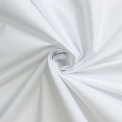 Ткань Дюспо 240Т  WR PU Milky (Ширина 150см), цвет Белый (на отрез) в Казани