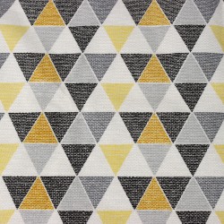 Интерьерная ткань Дак (DUCK) (ширина 1,8м), принт &quot;Малые Треугольники&quot; (на отрез) в Казани
