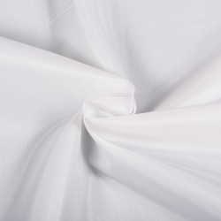 Ткань подкладочная Таффета 190Т, цвет Белый (на отрез)  в Казани