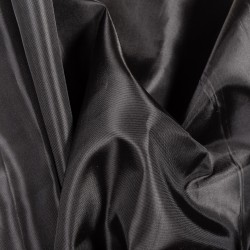Ткань подкладочная Таффета 190Т, цвет Черный (на отрез)  в Казани
