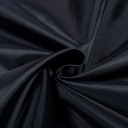 Ткань подкладочная Таффета 190Т (Ширина 150см), цвет Темно-Синий (на отрез) в Казани