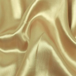 Ткань Атлас-сатин ЛЮКС, цвет Золотой (на отрез)  в Казани