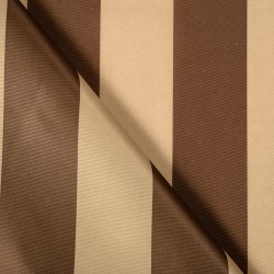 Ткань Oxford 300D PU (Ширина 1,48м), Бежево-Коричневая полоса (на отрез) в Казани