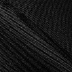 Прорезиненная ткань Оксфорд 600D ПВХ, Черный (на отрез)  в Казани