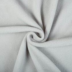 Ткань Флис Односторонний 180 гр/м2 (Ширина 150см), цвет Светло-Серый (на отрез) в Казани