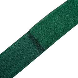 Контактная лента 40мм (38мм) цвет Зелёный (велькро-липучка, на отрез)  в Казани