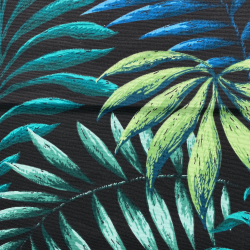 Интерьерная ткань Дак (DUCK), принт &quot;Тропические листья&quot; (на отрез)  в Казани