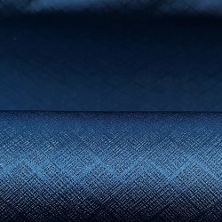 Ткань Блэкаут для штор светозатемняющая 100% (Ширина 280см)  &quot;Орнамент Синий&quot; (на отрез) в Казани